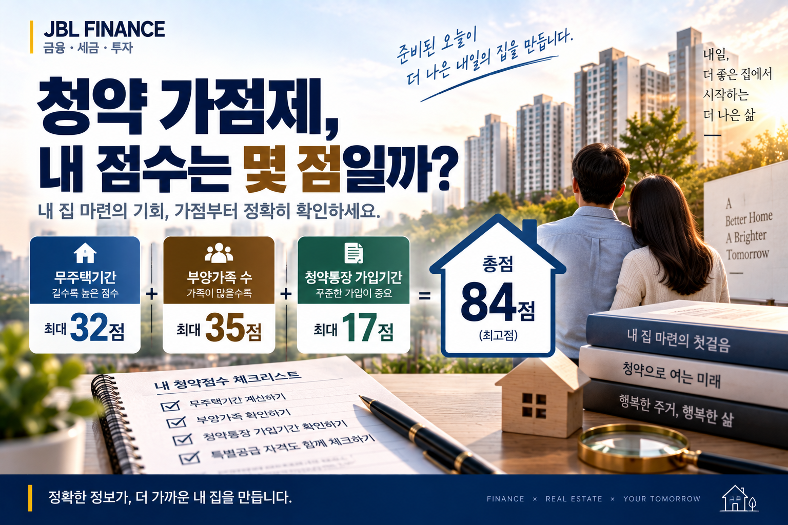 청약 가점제, 내 점수는 몇 점일까?｜무주택기간·부양가족·청약통장 계산법